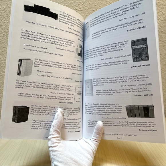 2 PBA Galleries Books. Auction Catalogs.Fine Books. Biblio-Medley. New - Picture 5 of 8